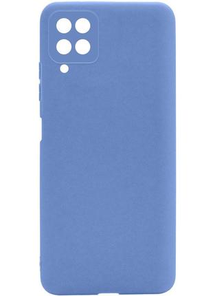 Силіконовий чохол candy full camera для samsung galaxy a12 / m12 блакитний/mist blue