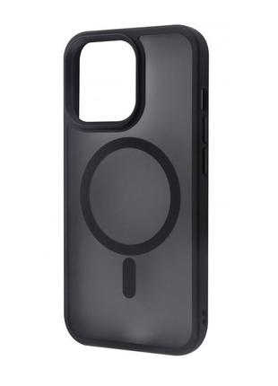 Чохол wave matte insane case with magsafe iphone 13 pro black