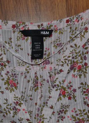 Блузка h&m индия 42-44 размера в новом состоянии3 фото