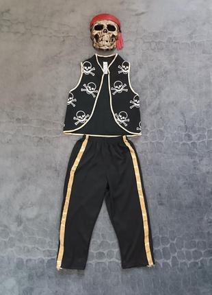 Карнавальний костюм пірата на 3-5 років зріст 98-110 см