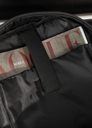 Качественный мужской городской рюкзак серый, большой и вместительный ранец4 фото