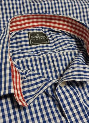 Качественная стильная брендовая рубашкаthe savile row company 1743 cotton 100%3 фото