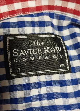 Качественная стильная брендовая рубашкаthe savile row company 1743 cotton 100%4 фото