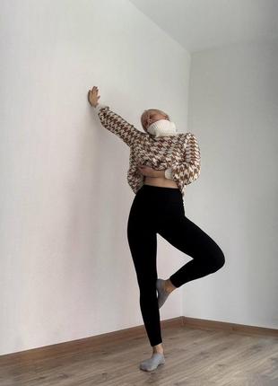 Утеплені легінси з високим поясом