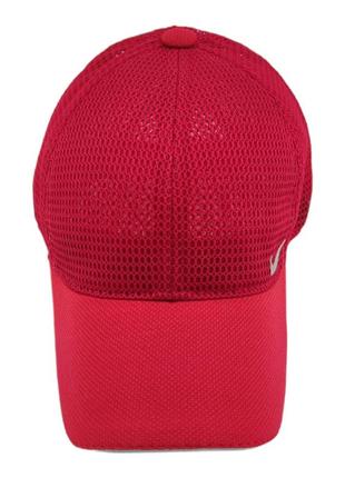 Кепка бейсболка детская 54-58 размер сетка летняя детские головные уборы красный (бд353)3 фото