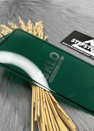 Захисне скло sklo 3d 5d для iphone xs max з округленими краями протиударне товсте