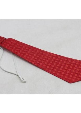 Краватка на гумці святкова, червона2 фото
