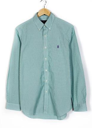 Polo ralph lauren рубашка мужская в полоску оригинал размер м