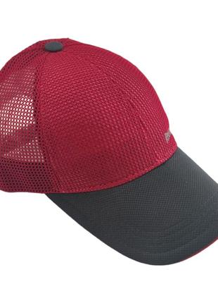 Кепка бейсболка детская 54-58 размер сетка летняя детские головные уборы красный (бд549)3 фото