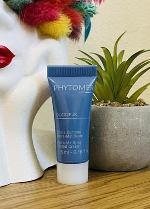 Оригінал зволожуючий матуючий крем-флюїд phytomer oligopur hydra-matifying control cream