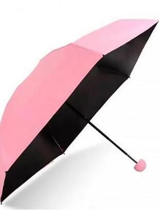 Зонты для девушек | качественный женский зонт | мини зонт mybrella | карманный зонтик. ed-744 цвет: розовый