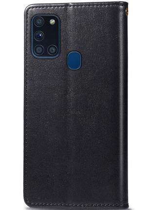 Кожаный чехол книжка getman gallant (pu) для samsung galaxy a21s3 фото