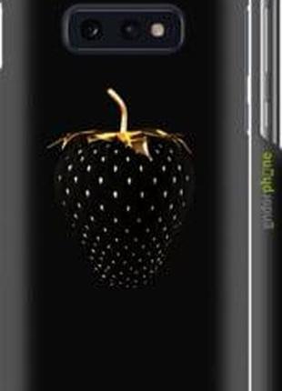 Чохол на samsung galaxy s10e чорна полуниця "3585m-1646-2448"