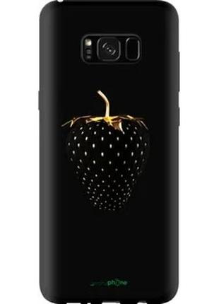 Чохол на samsung galaxy s8 plus чорна полуниця "3585b-817-2448"