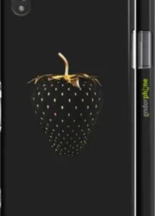 Чохол на sony xperia z1 c6902 чорна полуниця "3585m-38-2448"