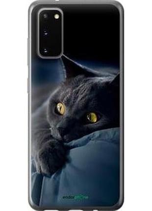 Чохол на samsung galaxy s20 димчастий кіт "825u-1824-2448"