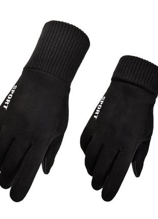 Женские спортивные велоперчатки, горнолыжные перчатки с сенсорным покрытием5 фото