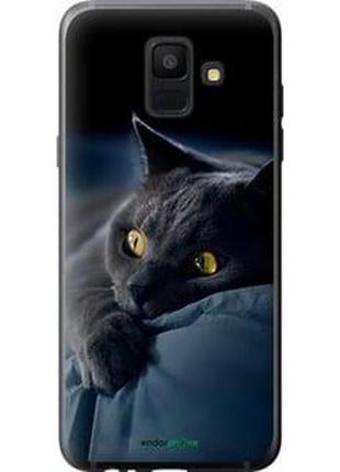 Чохол на samsung galaxy a6 2018 димчастий кіт "825u-1480-2448"
