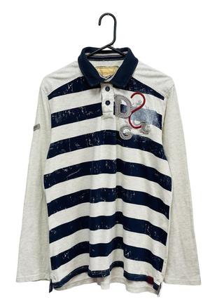 Desigual rugby shirt long sleeves polo чоловіча регбійка поло