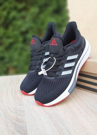 Adidas eq 21 run чорні з червоним