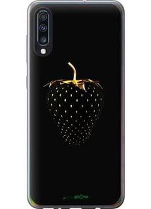 Чохол на samsung galaxy a70 2019 a705f чорна полуниця "3585u-1675-2448"