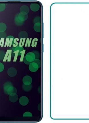 Захисне скло 3d для samsung galaxy а11 чорне
