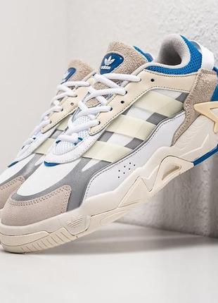 Мужские кроссовки adidas niteball ii (біло/блакитні)