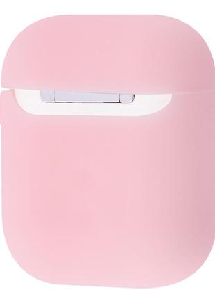 Чехол для apple airpods розовый mo-538 с вишенкой