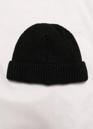 Шапка stone island patch program ribbed beanie4 фото