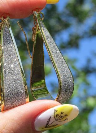 Серьги капля воды 7