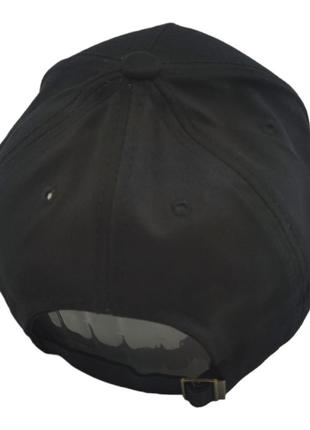 Кепка бейсболка детская 54-58 размер коттоновая детские головные уборы черный (бд576)4 фото