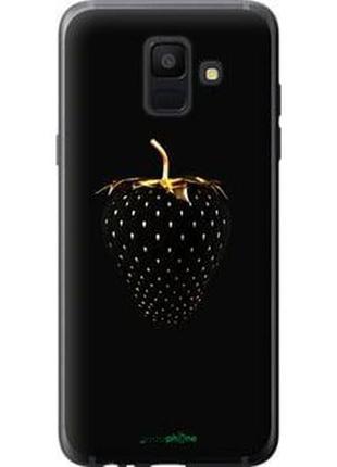 Чохол на samsung galaxy a6 2018 чорна полуниця "3585t-1480-2448"