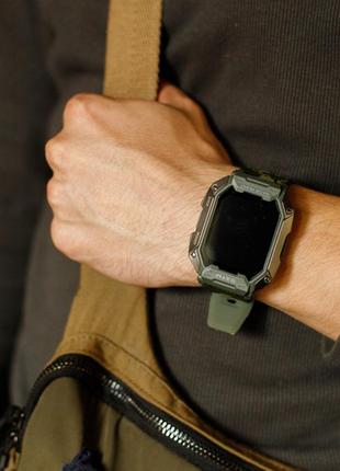 Смарт-годинник smart uwatch, мілітарі для військових, тактичні з потужною батареєю, device clock8 фото