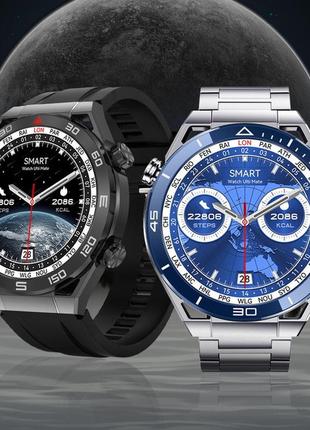 Смарт-часы smart ultramate, мужские, водостойкие, с металическим ремнем, cтальной корпус d c10 фото