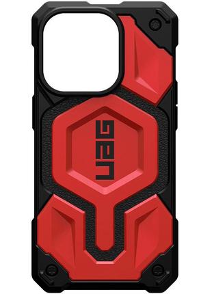 Ударостійкий чохол uag monarch pro with magsafe leather для apple iphone 14 pro (6.1")