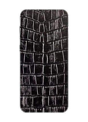 Захисна плівка шкіра крокодила (чорна) на задню панель для samsung s7262/star pro