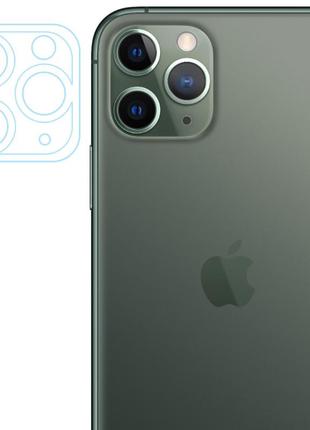 Гибкое защитное стекло 0.18mm на камеру и весь блок (тех.пак) для apple iphone 11 pro / 11 pro max