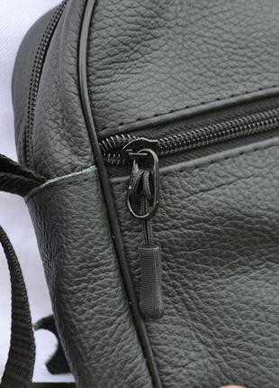 Качественная мужская сумка из натуральной кожи, сумка мессенджер, sn-417 барсетка кожаная10 фото