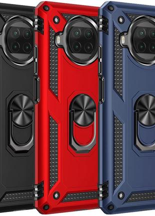 Ударопрочный чехол serge ring for magnet для xiaomi redmi mi 9 / redmi note 9 pro 5g