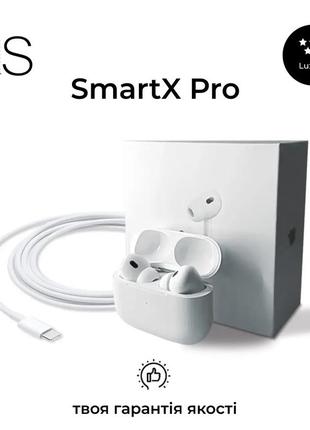 Бездротові навушники bluetooth з бездротовою зарядкою і якістю aaa від smartx, lюкс-smartx pro luxury9 фото