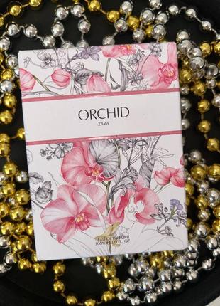 Женская парфюмированная вода zara orchid. свежий аромат со шлейфом
