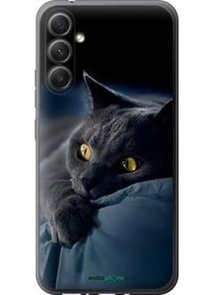 Чохол на samsung galaxy a34 a346e димчастий кіт "825u-2936-2448"