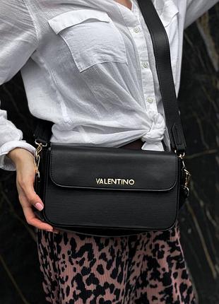 Сумка в стилі  valentino alexia small bag жіноча чорна