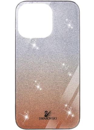 Tpu+glass чохол swarovski для apple iphone 13 pro (6.1")1 фото