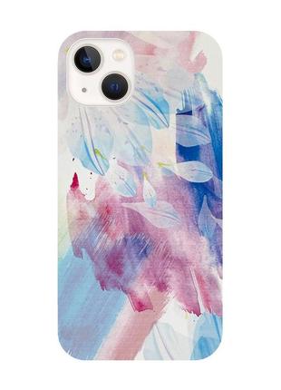 Защитная пленка лепестки на заднюю панель для iphone 14 plus