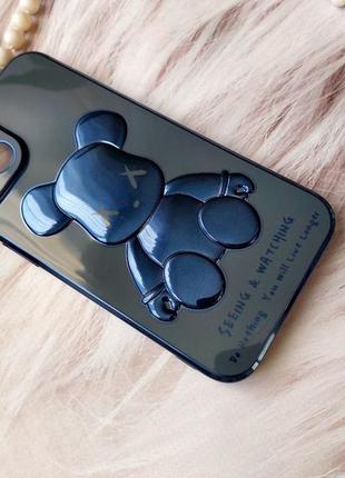 Чохол iphone 14 3d bearbrick kaws power bear4 фото