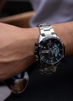 Мужские часы curren roberto, металлические, кварцевые, минеральное стекло, водостойкие d c3 фото
