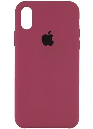 Чохол silicone case (aa) для apple iphone xr (6.1")