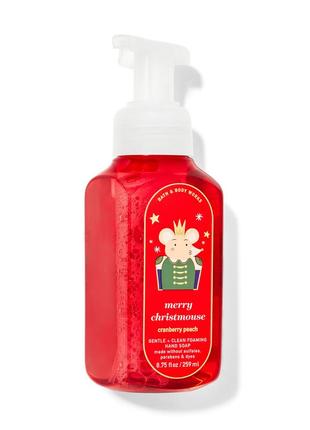 Мыло-пена для рук bath and body works cranberry peach