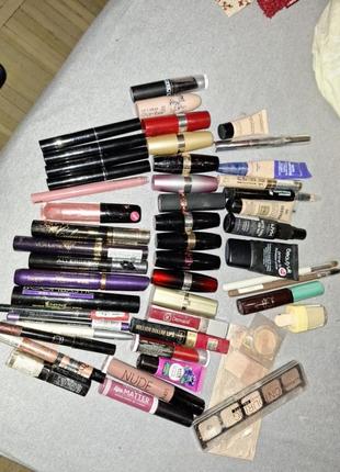 Лот/набор косметики givenchy,rimmel,eveline,avon,max factor,nyx,beauty uk,lcf,glambee,lamel,catrice
